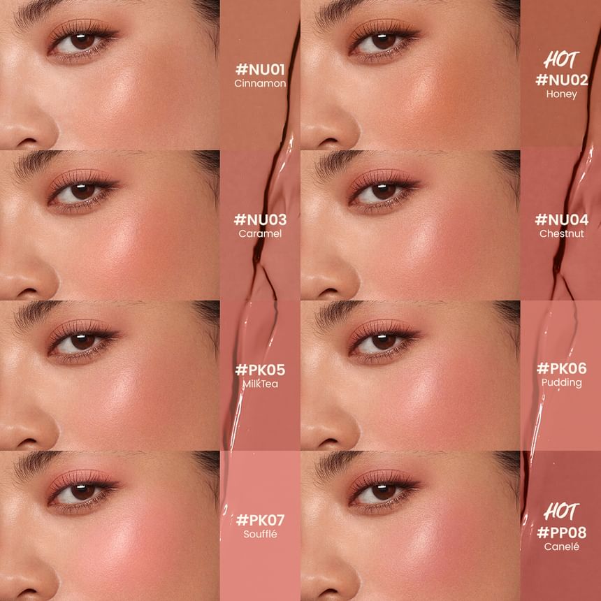 Toasted Cream Dot Blush - 6 Colors
