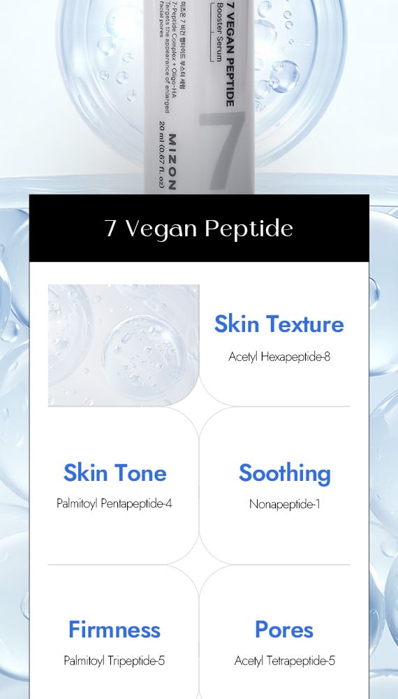 7 Vegan Peptide Booster Serum Mini
