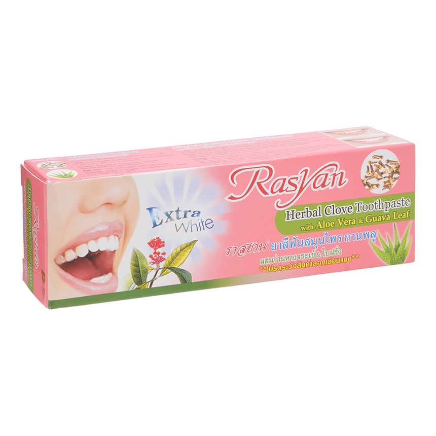 Extra White Herbal Clove Toothpaste With Aloe Vera & Guava Leaf