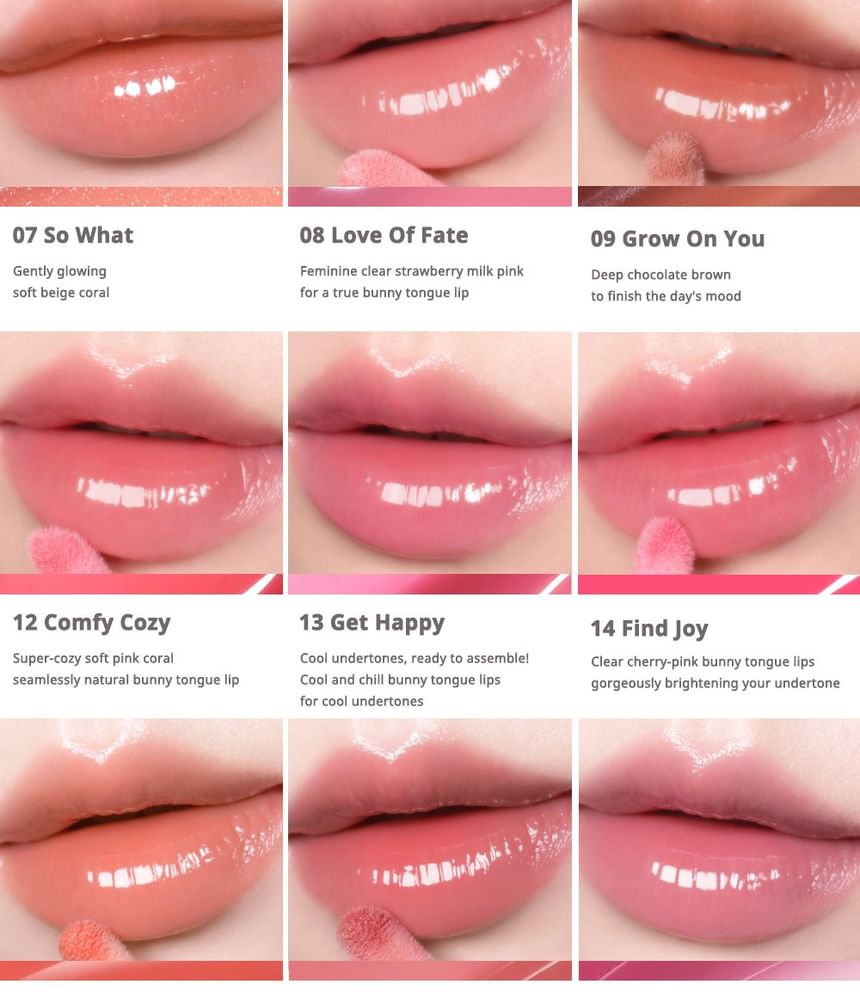 Ink Glasting Lip Gloss - 22 Colors