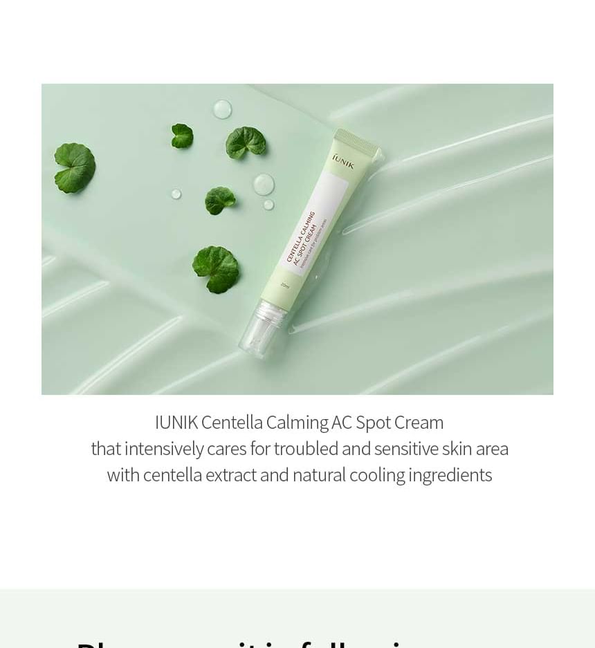 Centella Calming AC Spot Cream 2pcs Bundle Set