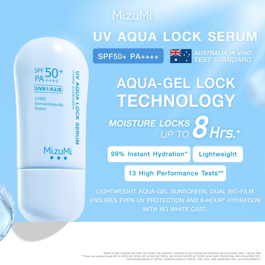 UV Aqua Lock Serum Hybrid Sunscreen SPF 50+ PA++++