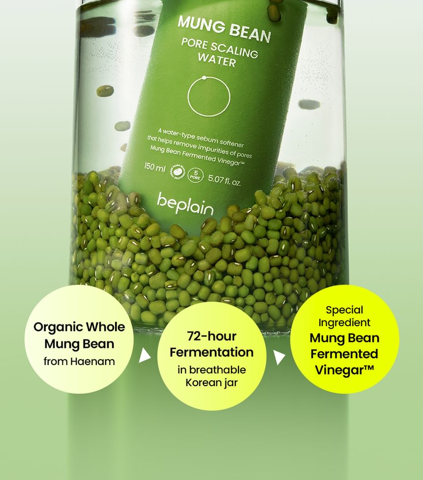Mung Bean Pore Scaling Water