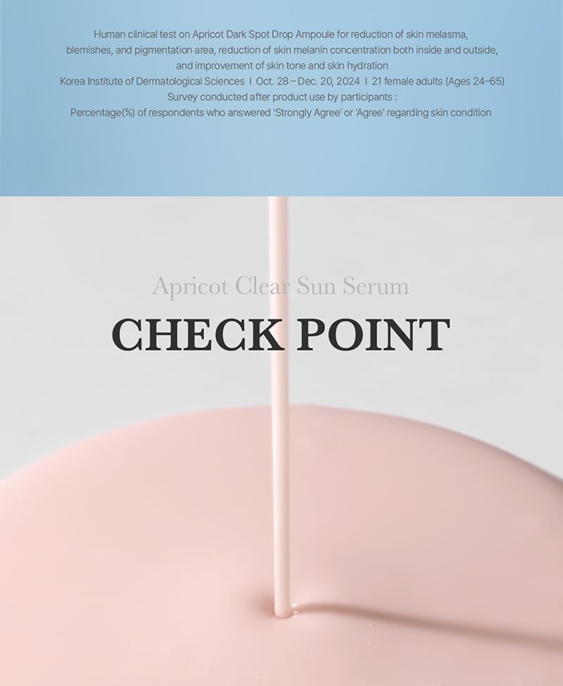 Apricot Clear Sun Serum Mini 10pcs Bundle Set