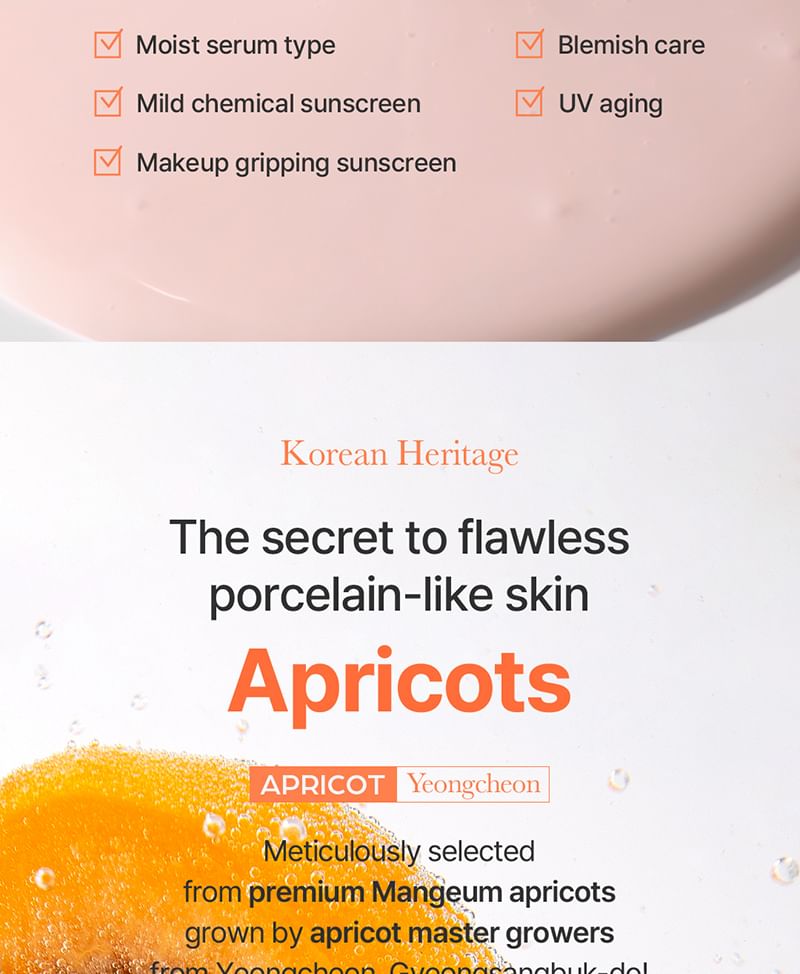 Apricot Clear Sun Serum Mini 10pcs Bundle Set