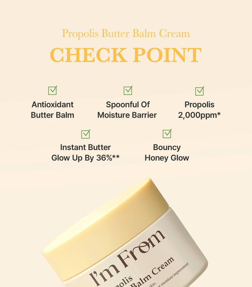 Propolis Butter Balm Cream 2pcs Bundle Set