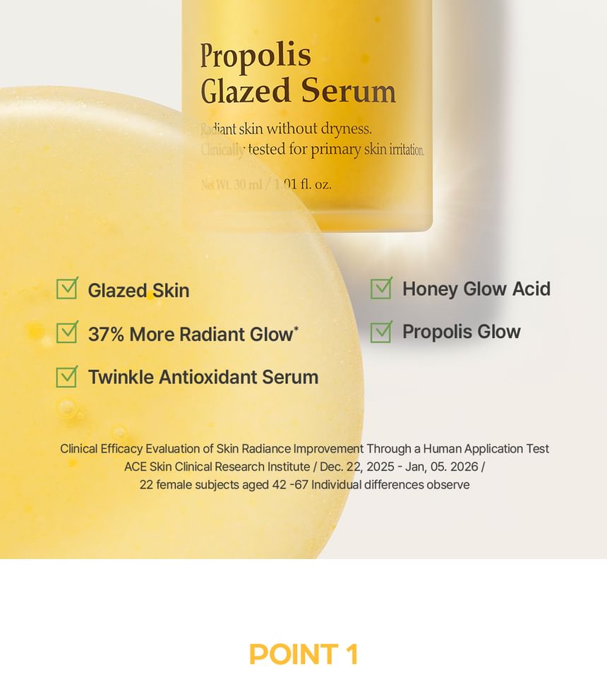 Propolis Glazed Serum 2pcs Bundle Set