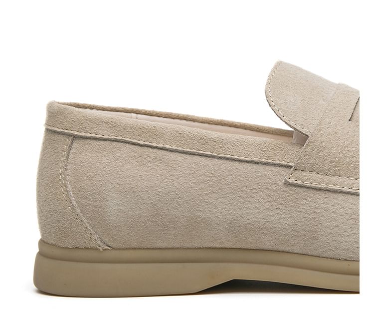 Faux Suede Loafers