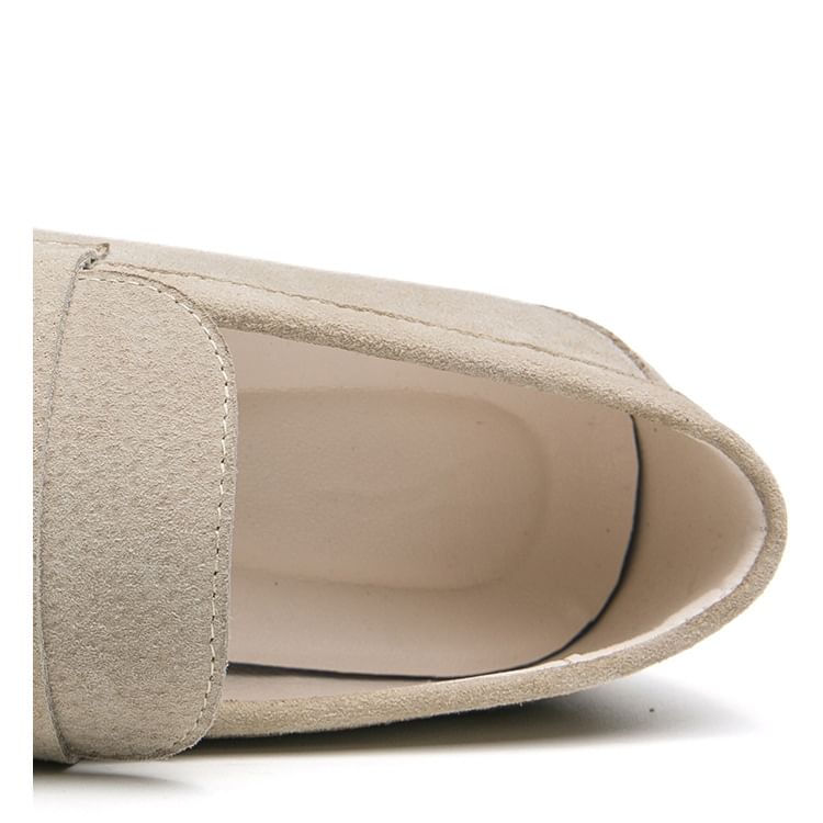 Faux Suede Loafers