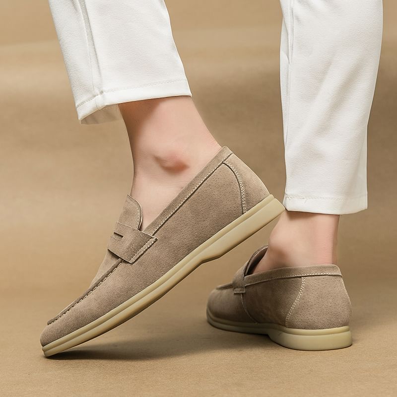 Faux Suede Loafers