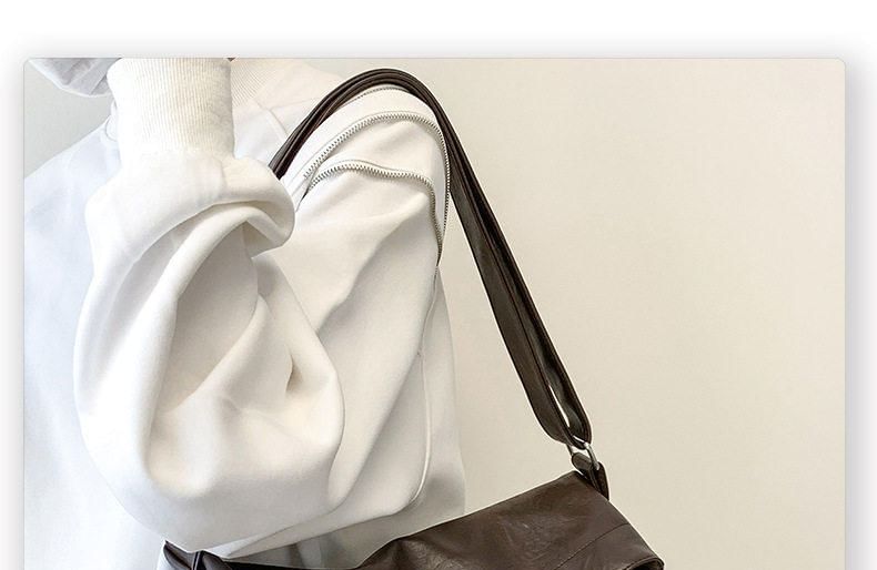 Faux Leather Tote