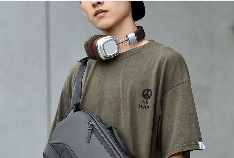 Plain Fabric Sling Chest Bag