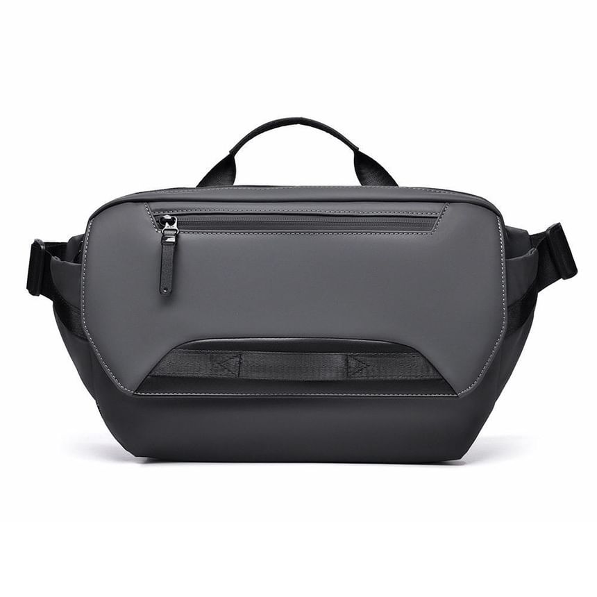 Plain Fabric Sling Chest Bag