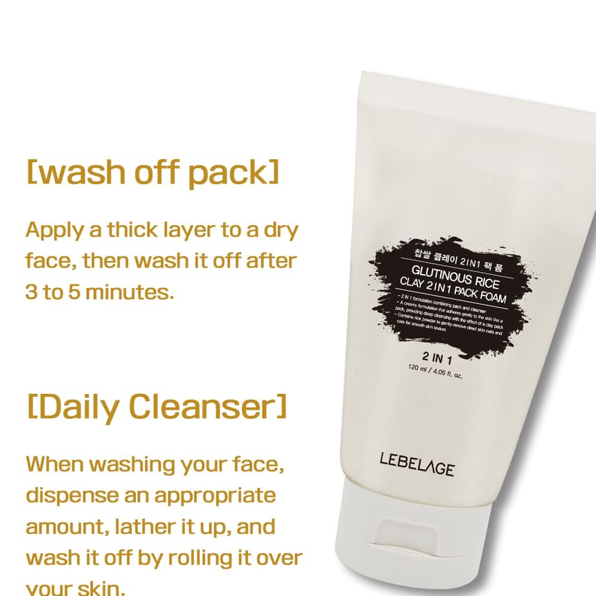 Clay 2 In 1 Pack Foam - 4 Types