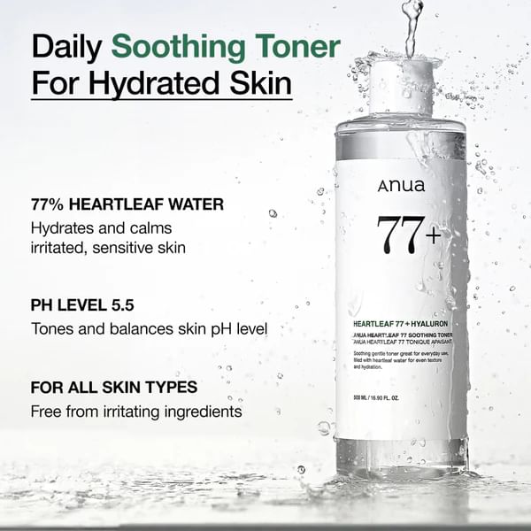 Heartleaf 77 Soothing Toner 2pcs Bundle Set