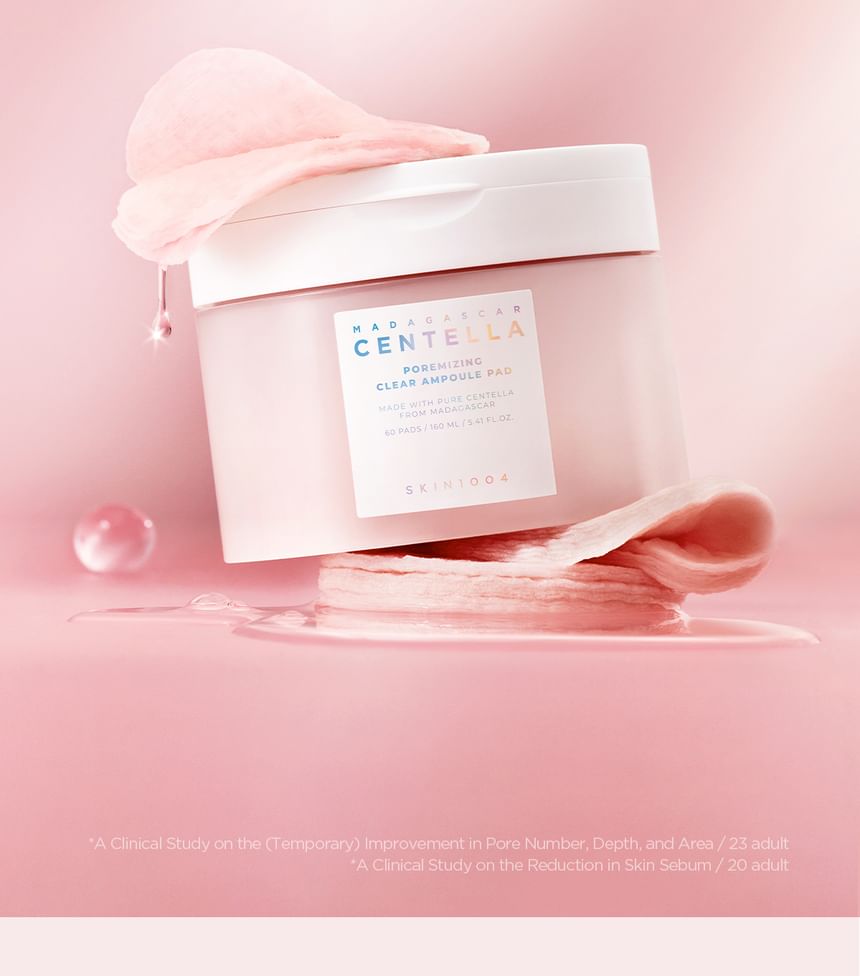 Madagascar Centella Poremizing Clear Ampoule Pad