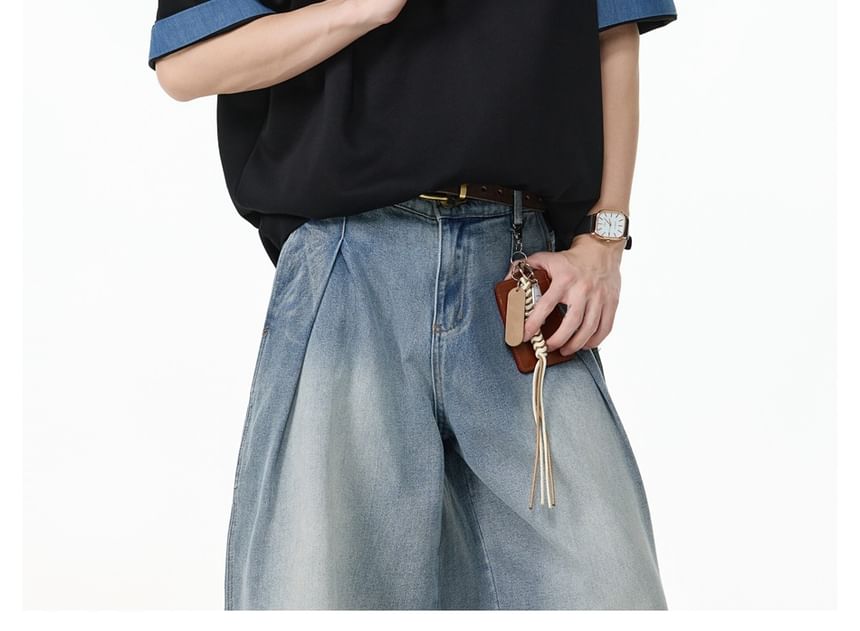 Scuba Oversized Mock Two-Piece Polo Shirt
