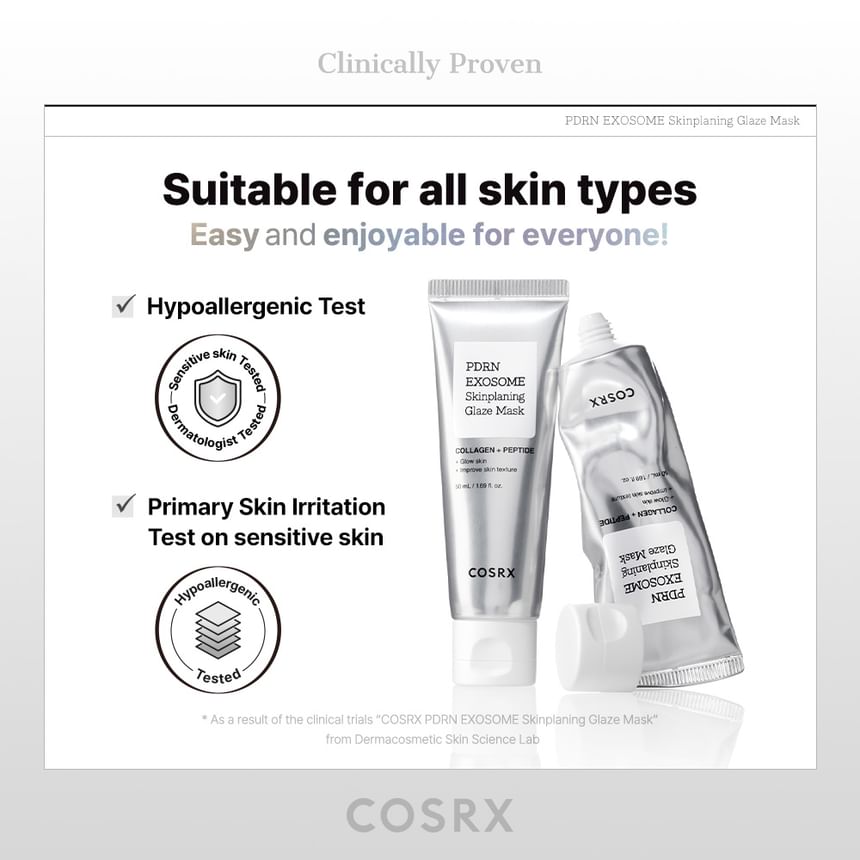 PDRN Exosome Skinplaning Glaze Mask