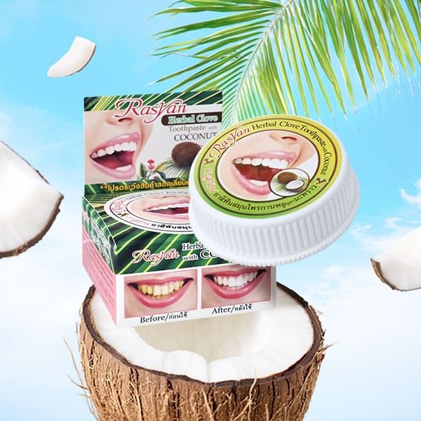 Herbal Clove Toothpaste with Coconut 5pcs Bundle Set