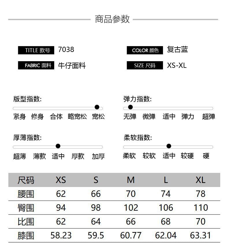 Mid Rise Washed Baggy Jeans (Various Designs)