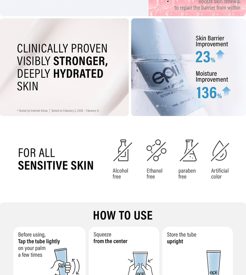 Double Up Cream Ectoin & Panthenol