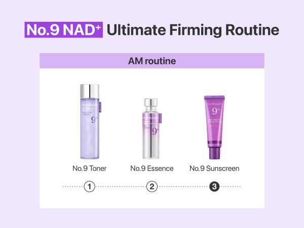 No.9 NAD Peptides Dewy Sun Essence 2pcs Bundle Set