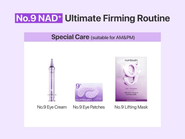 No.9 NAD Peptides Dewy Sun Essence 2pcs Bundle Set