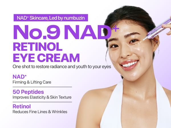 No.9 NAD+ Retinol Volumetox Eye Cream 2pcs Bundle Set