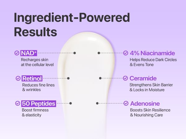 No.9 NAD+ Retinol Volumetox Eye Cream 2pcs Bundle Set