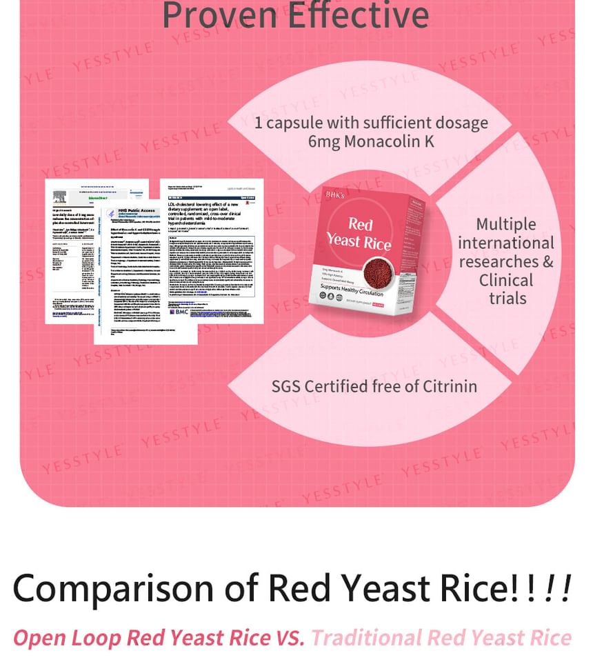 Red Yeast Rice Veg Capsule 2pcs Bundle Set