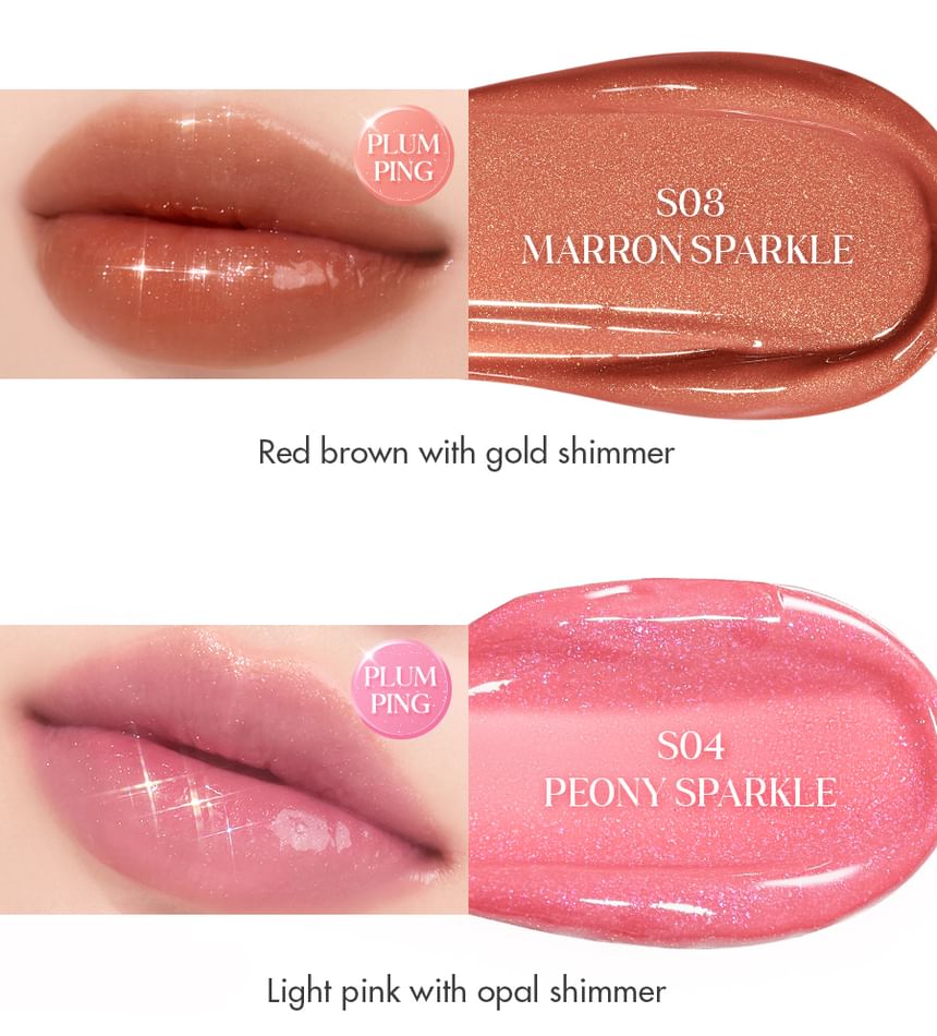 Glasting Color Gloss Sparkle Line - 6 Colors