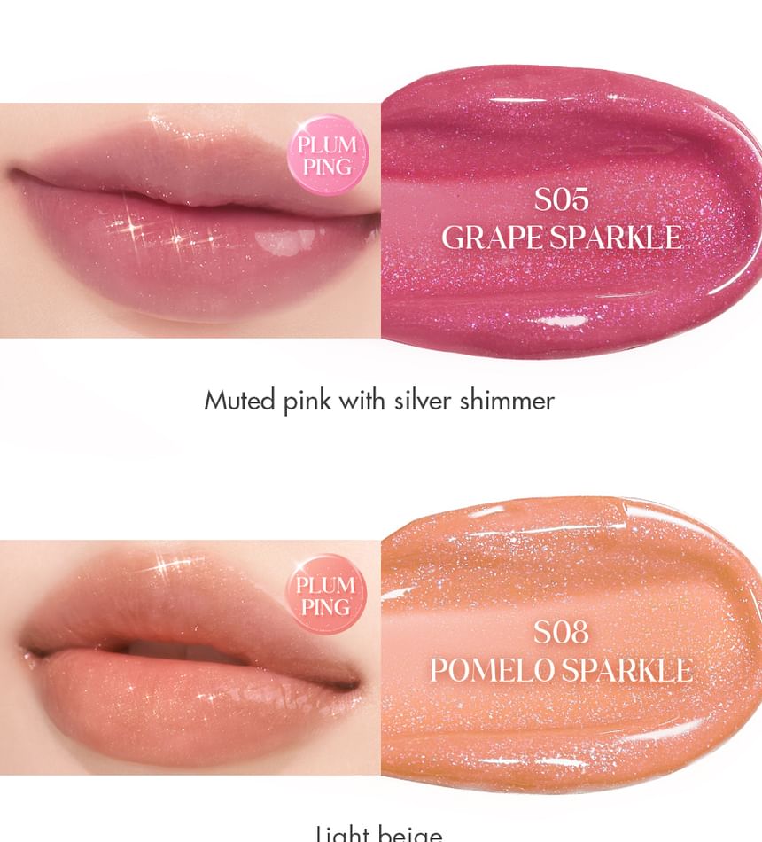 Glasting Color Gloss Sparkle Line - 6 Colors