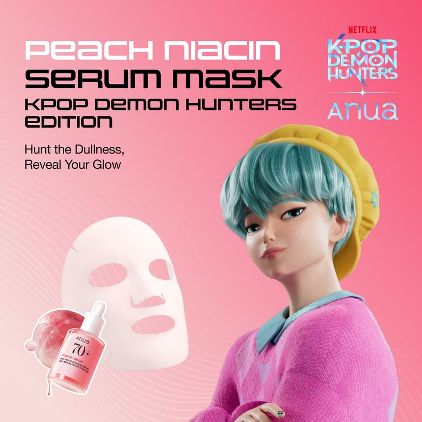 Bundle: Peach 70 Niacin Serum Mask Set Kpop Demon Hunters Collaboration