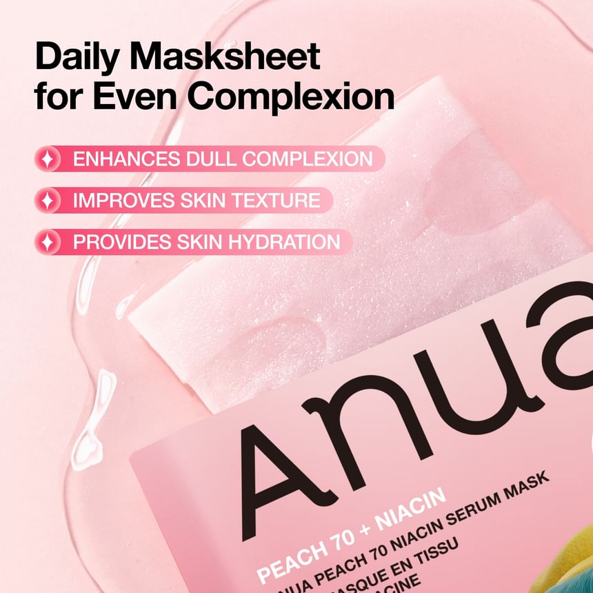 Bundle: Peach 70 Niacin Serum Mask Set Kpop Demon Hunters Collaboration