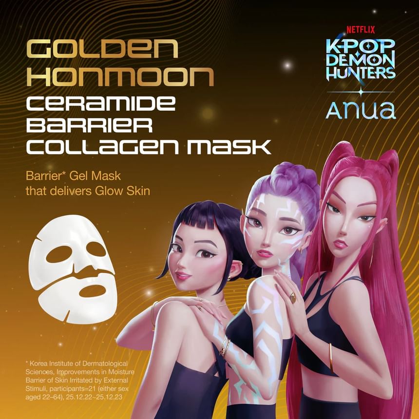 Bundle: Ceramide Barrier Collagen Mask Set Kpop Demon Hunters Collaboration
