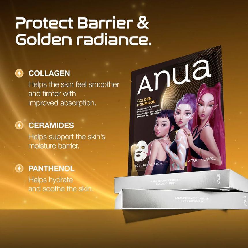 Bundle: Ceramide Barrier Collagen Mask Set Kpop Demon Hunters Collaboration