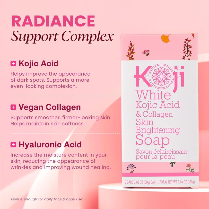 Kojic Acid & Collagen Skin Brightening Soap
