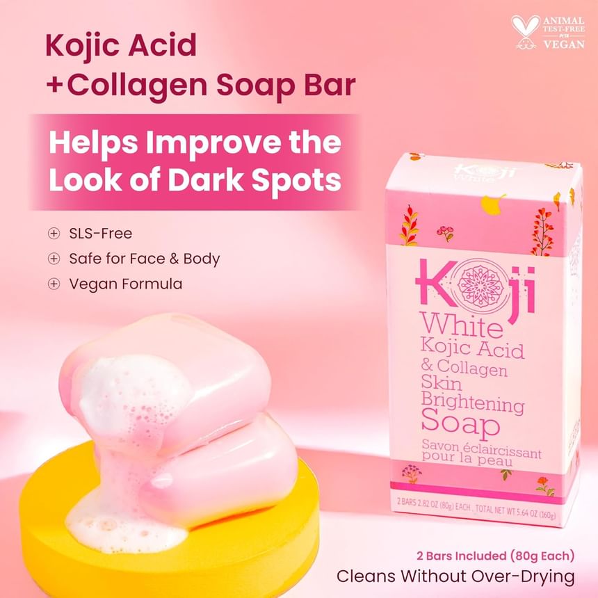 Kojic Acid & Collagen Skin Brightening Soap