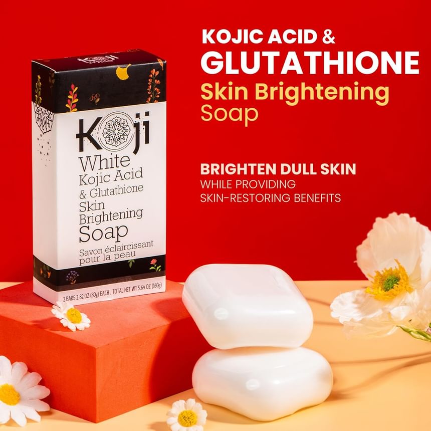 Kojic Acid & Glutathione Skin Brightening Soap