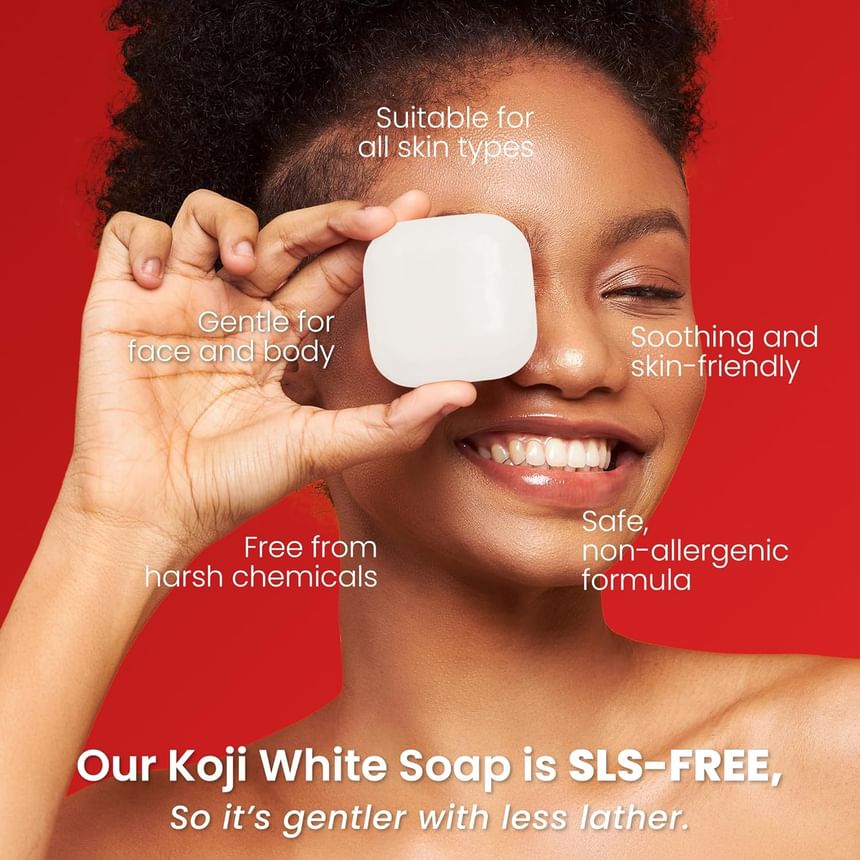 Kojic Acid & Glutathione Skin Brightening Soap 2pcs Bundle Set