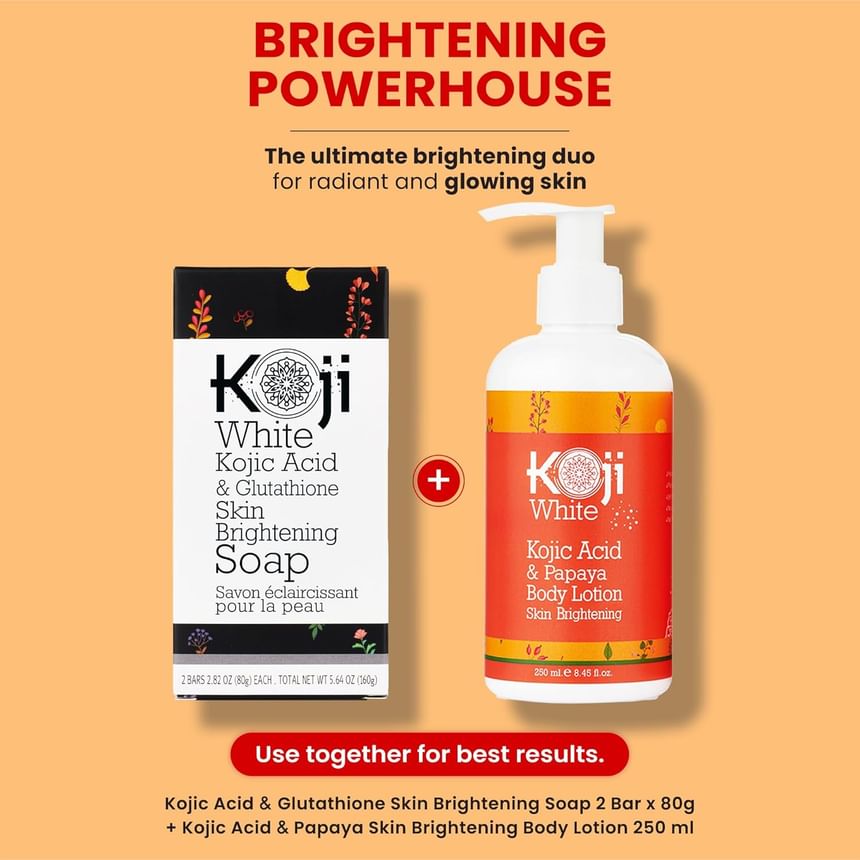 Kojic Acid & Glutathione Skin Brightening Soap
