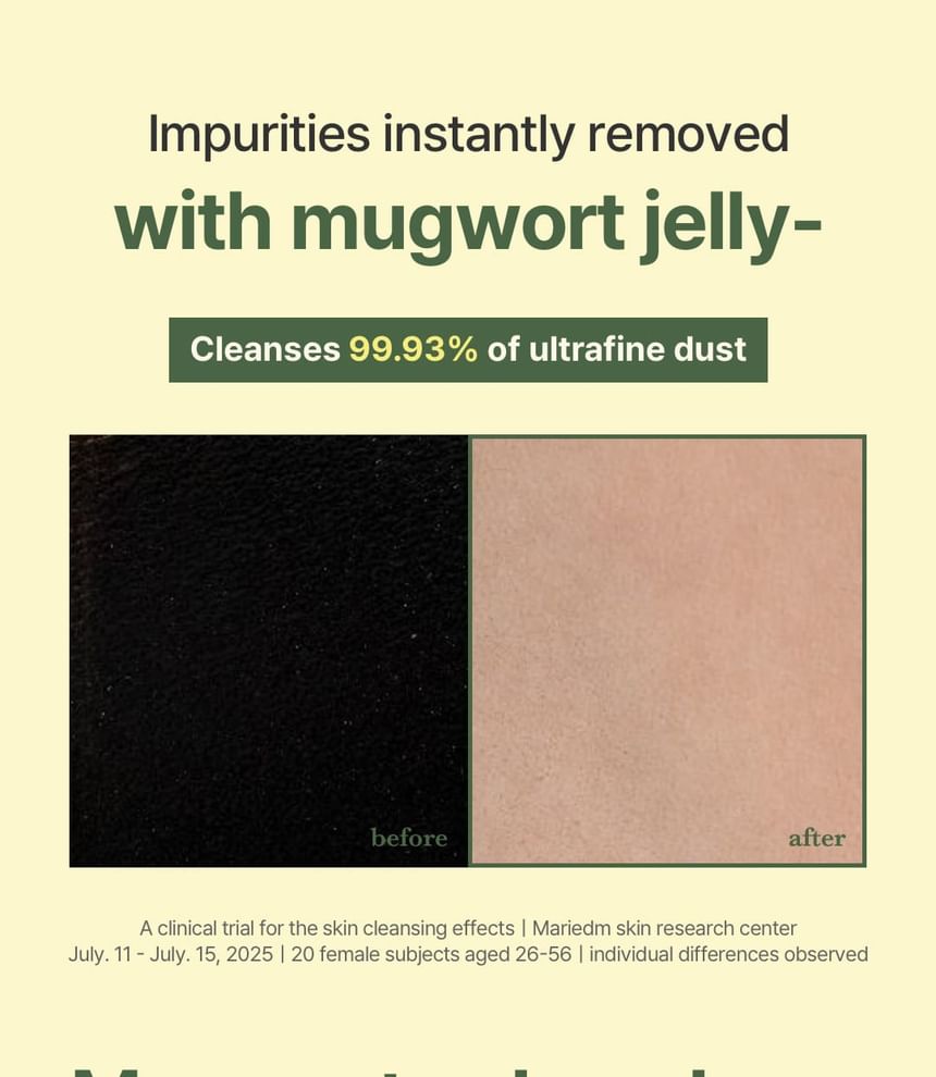 Mugwort Gel Cleanser 2pcs Bundle Set