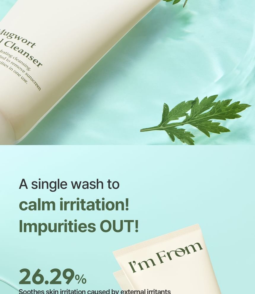 Mugwort Gel Cleanser 2pcs Bundle Set