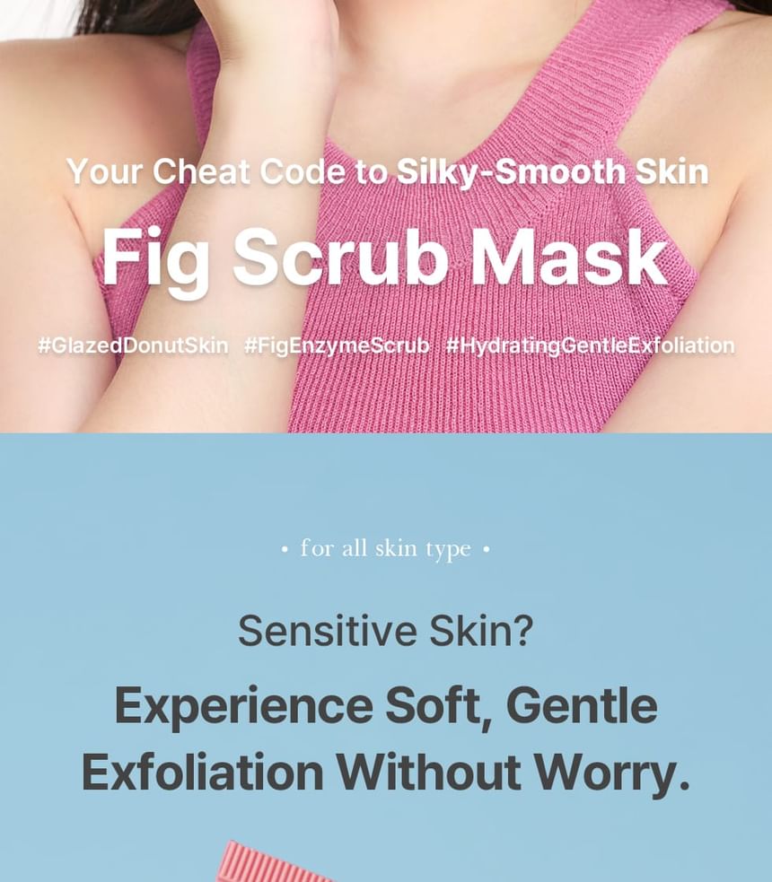 Fig Scrub Mask 2pcs Bundle Set