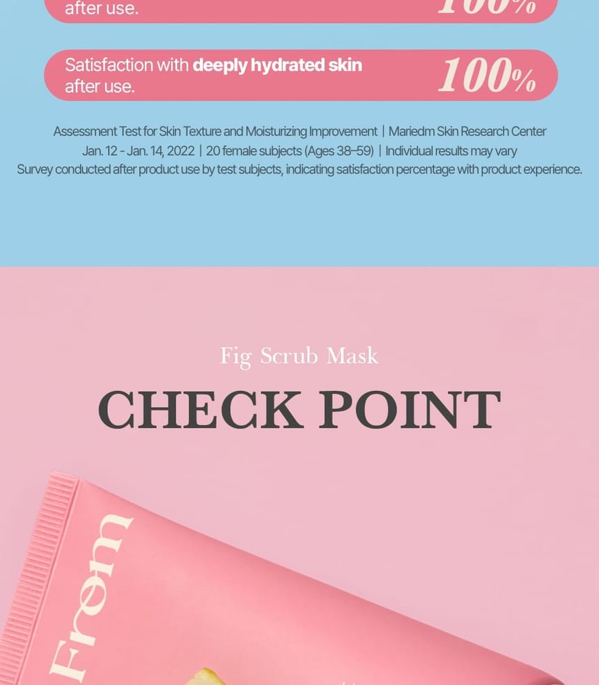 Fig Scrub Mask 2pcs Bundle Set