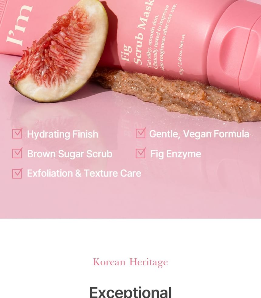 Fig Scrub Mask 2pcs Bundle Set