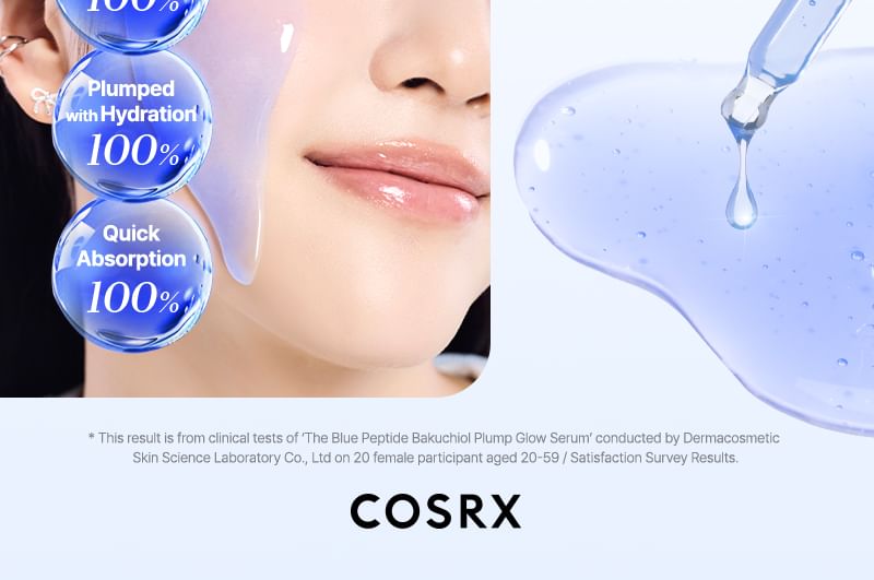 The Blue Peptide Bakuchiol Plump Glow Serum