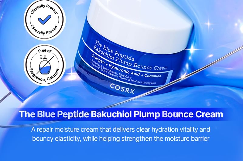 The Blue Peptide Bakuchiol Plump Bounce Cream