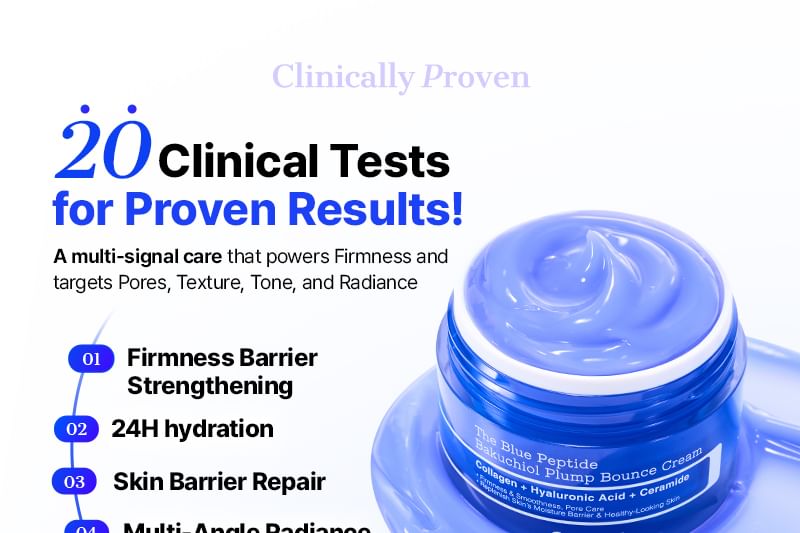 The Blue Peptide Bakuchiol Plump Bounce Cream