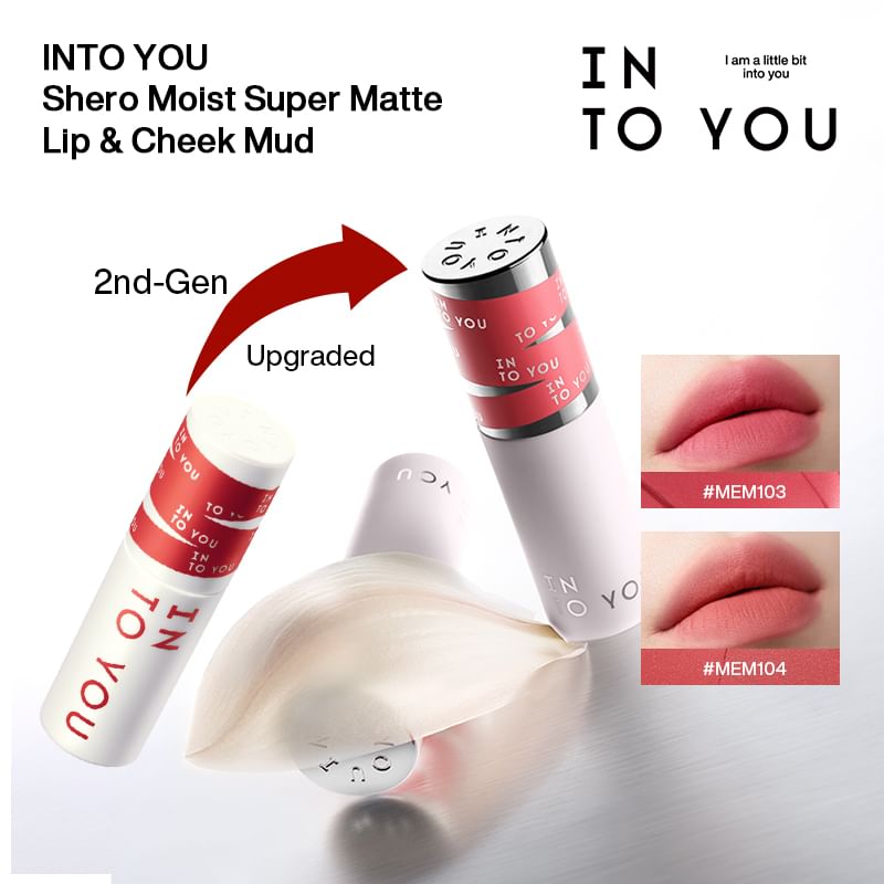 Shero Super Matte Lip & Cheek Mud - 33 Colors